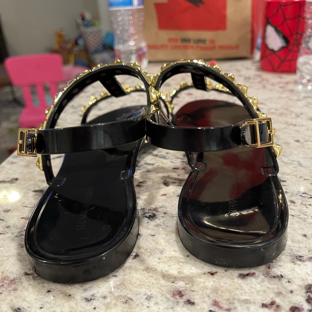 Stuart Weitzman Jaide Jelly Flat Sandals - image 4